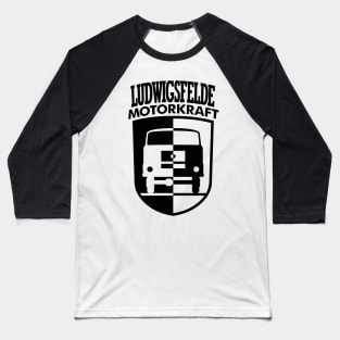 IFA Ludwigsfelde Motorkraft Coat of Arms (black) Baseball T-Shirt